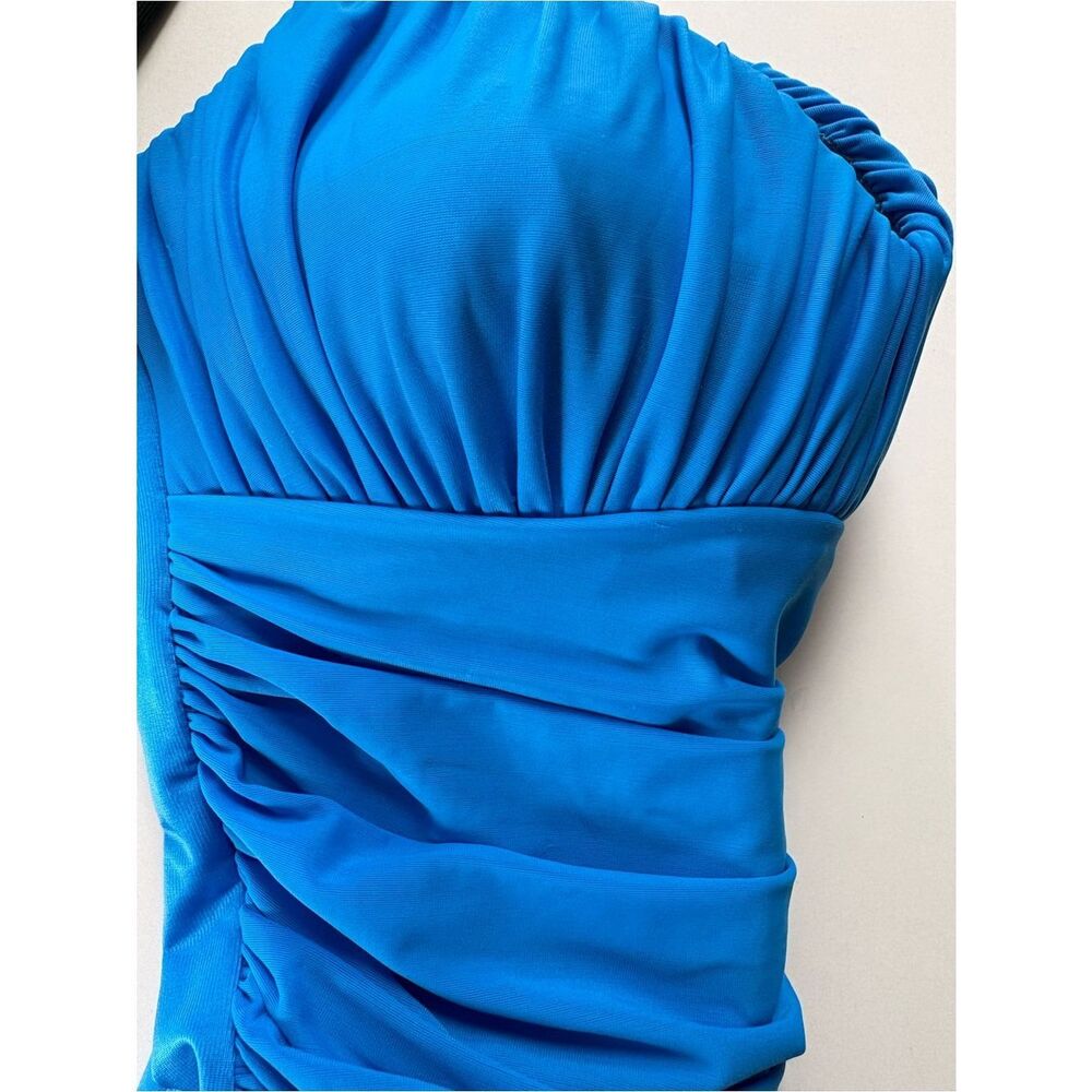 MiracleSuit Vintage Blue Shaping One Piece Swimsuit - Picture 13 of 14